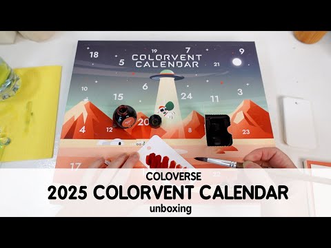 Colorverse Colorvent Calendar 2025 Unboxing & Swatching