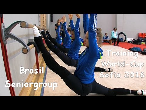 Seniorgroup Brasil (BRA) Training World Cup Sofia 2016