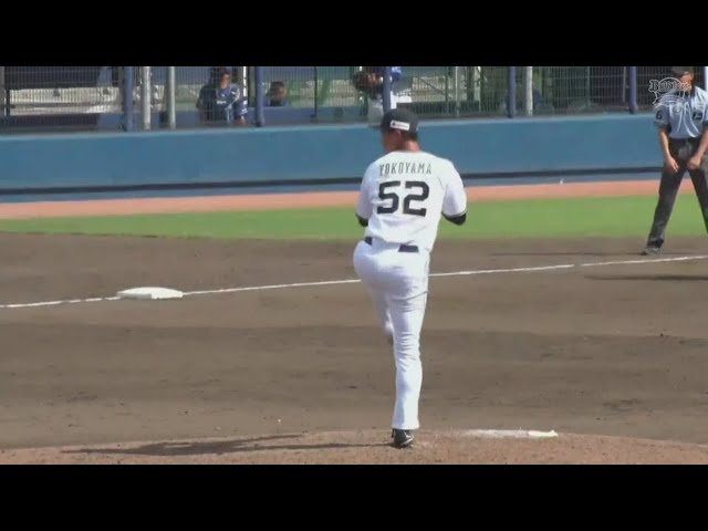 【ファーム】プロ2年目のバファローズ・横山楓 3者凡退の投球で嬉しい公式戦初勝利!!  2023年7月26日 オリックス・バファローズ 対 中日ドラゴンズ