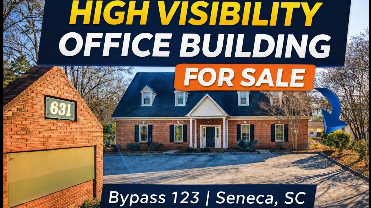 High Visibility Office Building for Sale | Bypass 123 | Seneca SC