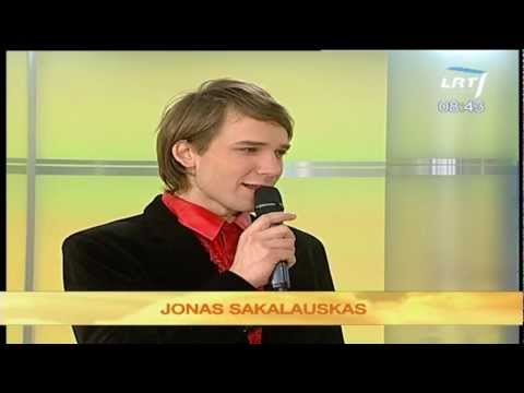 LRT tiesioginiame laidos „Labas rytas, Lietuva" eteryje lankėsi dainininkas Jonas Sakalauskas