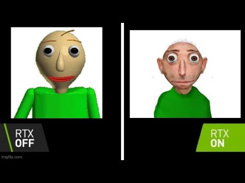 Baldi's Basics Mod Showcase: Baldi With RTX