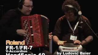Video thumbnail for Roland V-Accordion accompanied with HandSonic 10 by RolandChannel