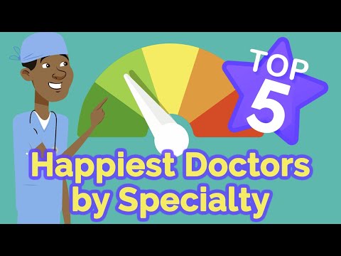 幸福的5位醫生，按專業劃分#SHORTS (Top 5 Happiest Doctors by Specialty #SHORTS)