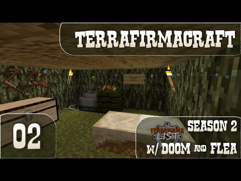 Minecraft Terrafirmacraft - Season 2 Multiplayer - Ep 02 - Quern? Quern