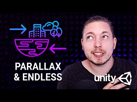 PARALLAX INFINITE BACKGROUND IN UNITY  | Create A Endless Background In Unity | Unity Tutorial