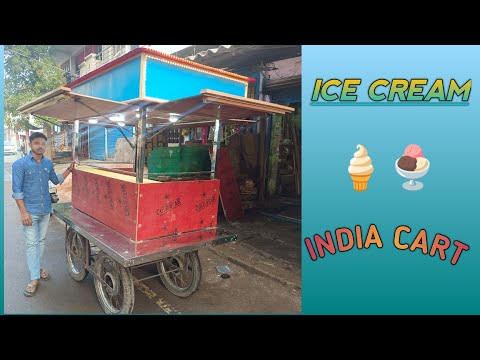 Fruit and dry fruits ice cream 🍨🍦 India Cart ( made by Gyasuddin and Khurshid ) 🙂🙂