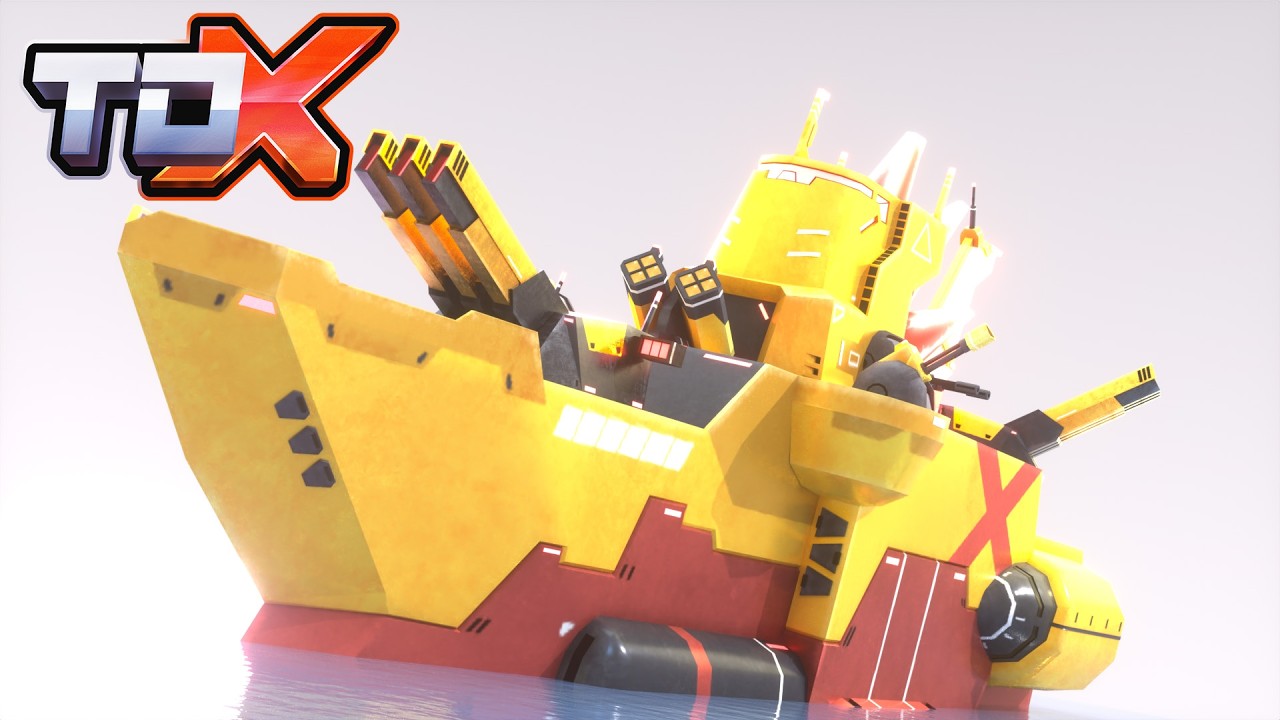 Tower Defense X golden warship real