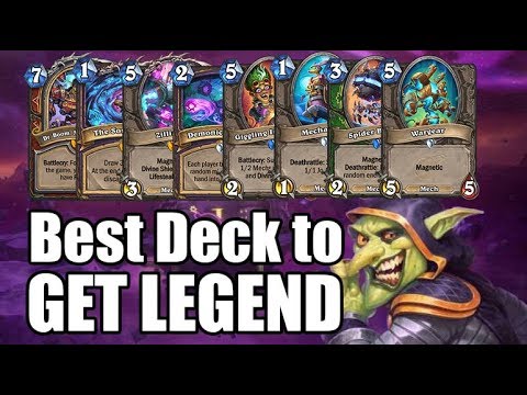 Best Hearthstone Deck to Get LEGEND With in Boomsday