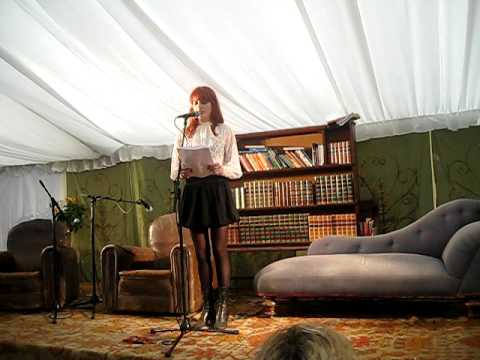Florence reading at Electric Picnic