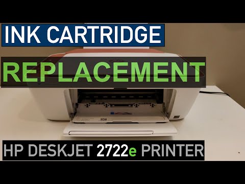 HP Deskjet 2722e Ink Cartridge Replacement Video.