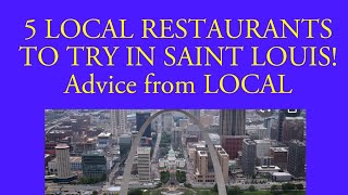 Saint louis food. Local Restaurants in Missouri.