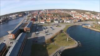 preview picture of video 'Karlshamn från luften filmat med drönare DJI Phantom Vision 2+'