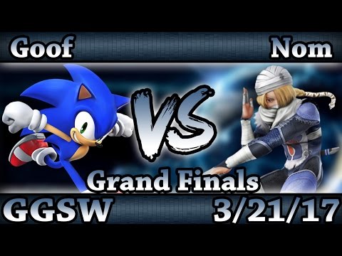 GGSW 25 - LCX|Goof (Sonic) Vs. Nom (Bayonetta,Sheik) Smash Wii U Grand Finals - Smash 4