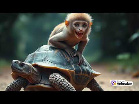 Leo the Lion king vs Marty the smart Monkey In English