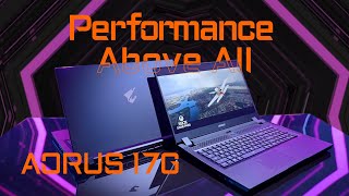 Video 0 of Product Gigabyte AORUS 17G KD/XD/YD 17.3" Gaming Laptop (Intel 11th, 2021)