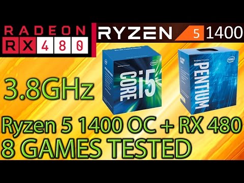 Performances AMD R5 1400