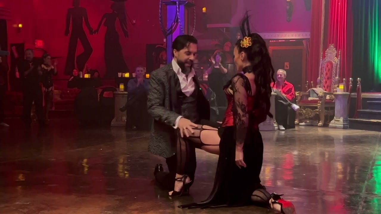 Video thumbnail for TANGO SOIRÉE, Deep Ellum, downtown Dallas. Hugo Patyn & Celina Rotundo; Jairelbhi &George Furlong.