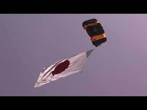 【 日米国旗の登場、国家斉唱 】　2018年_岩国フレンドシップデイ　2018.05.05