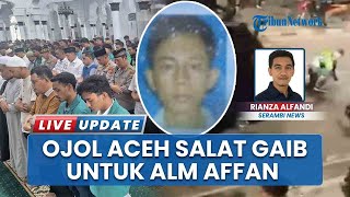 Salat Ghaib untuk Alm Affan Kurniawan di Masjid Raya Baiturrahman Digelar Perkumpulan Ojol Aceh