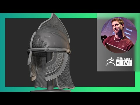 LIVE Look Into ZBrush 2022! How It’s Made: Medieval Helmet - Pixologic Paul Gaboury