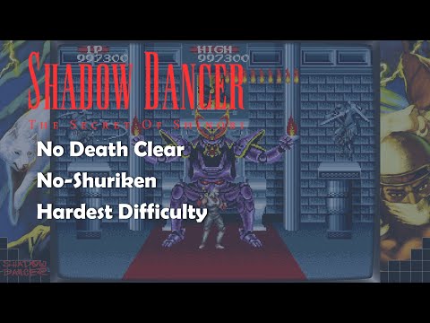 Shadow Dancer: The Secret of Shinobi (Genesis) No Death Clear (Hardest Difficulty | No-Shuriken)