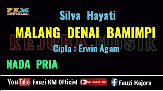 Download lagu MALANG DENAI BAMIMPI - Silva Hayati [Karaoke/Lirik] Nada Pria mp3