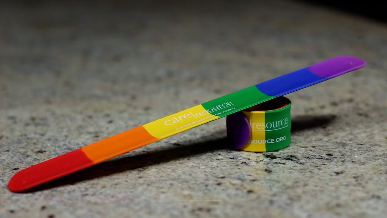 Rainbow Slap Bracelet