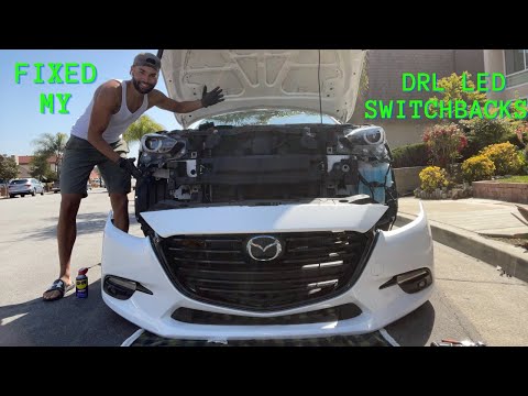 DIY DRL Switchbacks on my 2018 #Mazda 3 GT