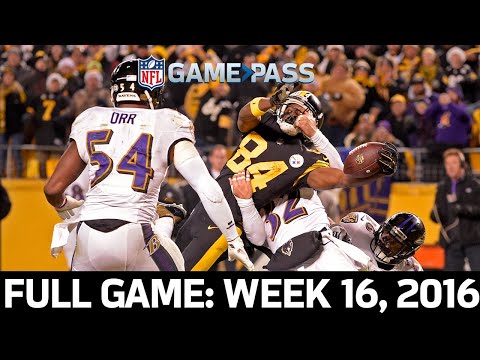 The Immaculate Extension: Ravens vs. Steelers 2016, Week 16 FULL GAME