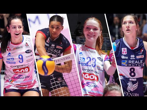 ALL "MEGA RALLY" of the match Novara - Chieri | Lega Volley Femminile 2023/24
