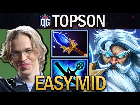 OG.TOPSON ZEUS - EASY MID WITH FAVORITE HERO - DOTA 2 PRO GAMEPLAY