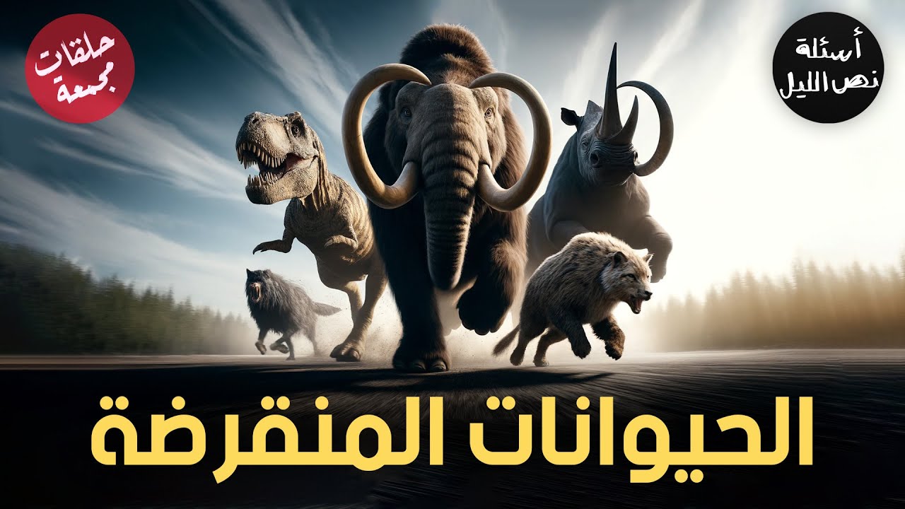 أسئلة عن الحيوانات المنقرضة | حلقات مجمعة