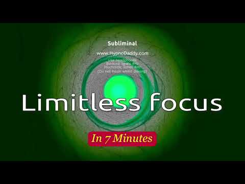Limitless Focus subliminal (@HypnoDaddy )