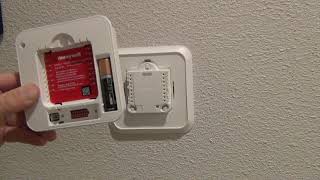 Replace Home Thermostat Battery-Honeywell T4 Pro Programmable
