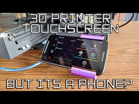 Use your old Android phone as a touchscreen for your 3D printer!