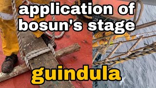 Download lagu HOW TO SECURE THE BOSUN'S STAGE OR GUINDULA/APPLICATION OF BOSUN'S STAGE mp3