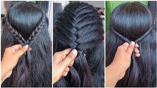 3 Simple Different Types Of Amazing Hairstyles| Easy Unique Hairstyles| Stylish Hairstyle #hairstyle