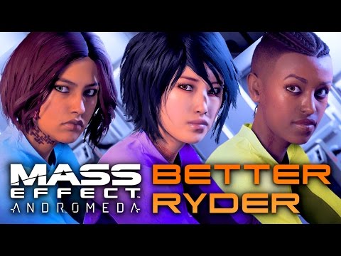 ✨3 AMAZING FEMALE RYDER FACES - AND HOW TO MAKE THEM! (Mass Effect: Andromeda🚀)