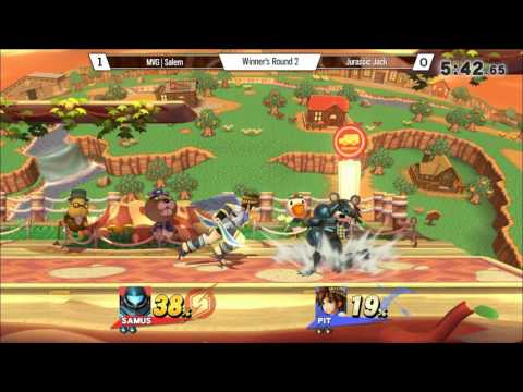 CB11 Singles - MVG|Salem (Samus) Vs. TKO|Jurassic Jack (Pit) SSB4 Winners Round 2