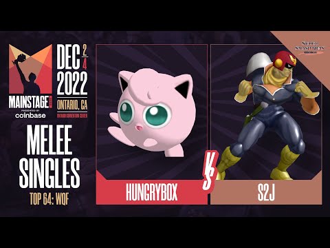 Hungrybox (Jigglypuff) vs S2J (Captain Falcon) - Melee Top 64 Winners QF  - Mainstage 2022