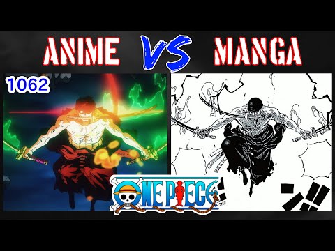Anime VS Manga | ワンピース - One Piece Episode 1062