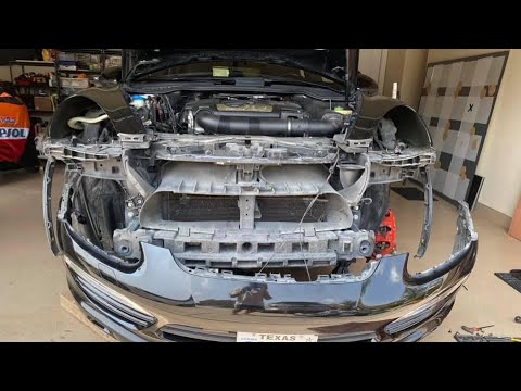 Porsche Cayenne Front Bumper Removal Procedure