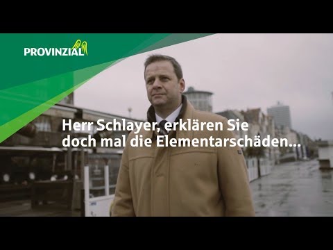 Herr Schlayer, erklären Sie doch mal Elementarschäden ...