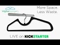 LIVE On Kickstarter Higher Hangers Space Saving Closet Organization Reinvented Video