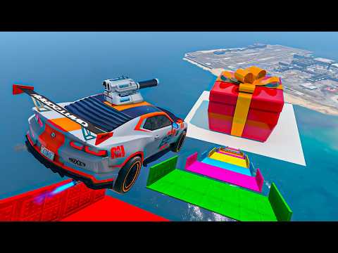 MEGA RAMPA CON SORPRESA INCREIBLE EN GTA 5 ONLINE
