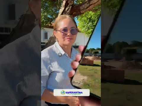 VBTv | Prefeita Tota do Francimar vistoria pacotes de obras em Esperantina e Vila Tocantins