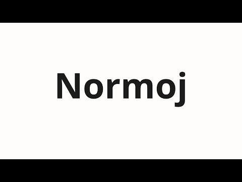 How to pronounce Normoj | Нормой (Norm in Russian)