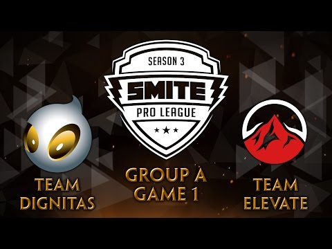 SMITE Pro League Fall Split Group A - Team Dignitas vs. Team eLevate (Game 1)