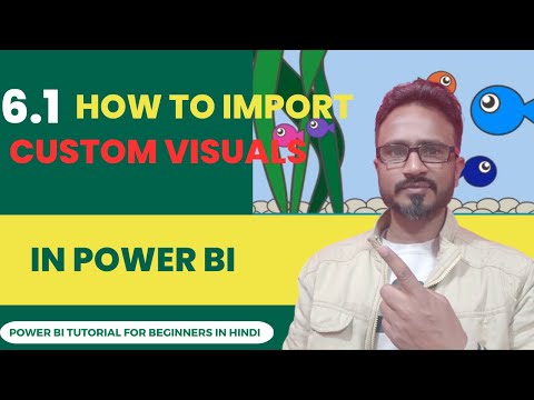 6.1 How to import custom visuals | Power BI Tutorial for beginners in Hindi | by Sachin (Excellearn)